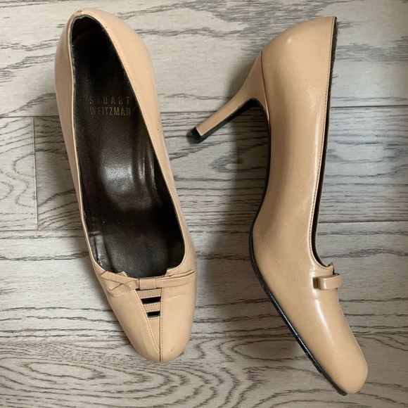 stuart weitzman / nude pumps - Picture 1 of 7